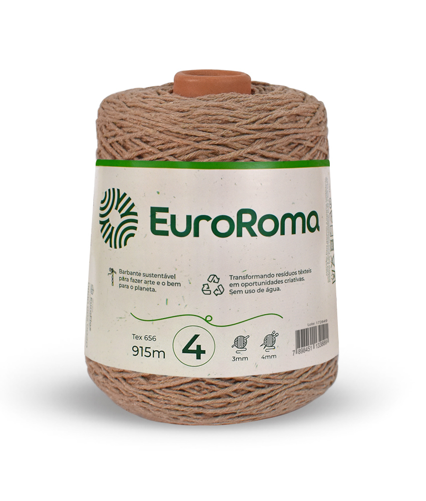 barbante euroroma n4 bege