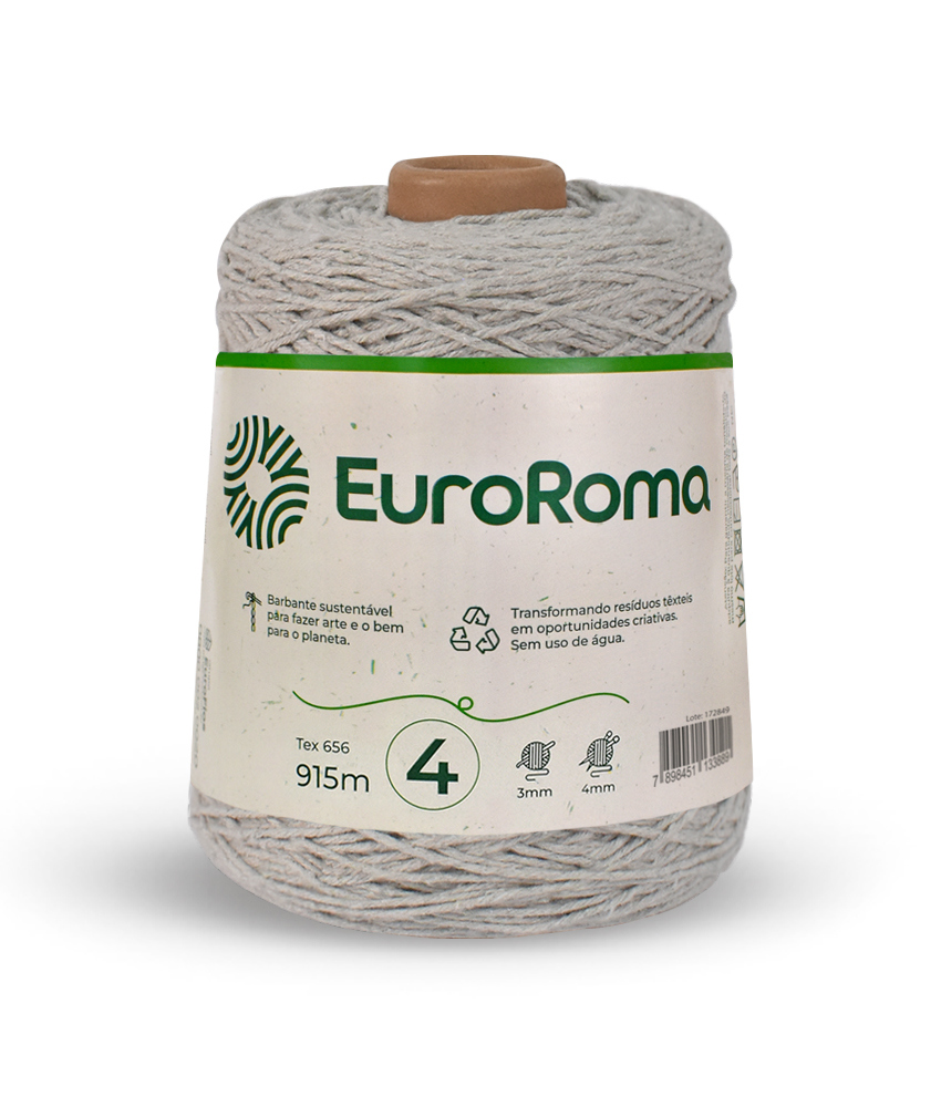 barbante euroroma n4 caqui