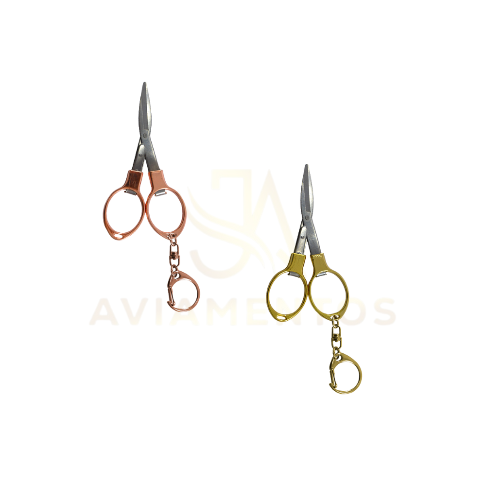 mini tesoura portátil capa