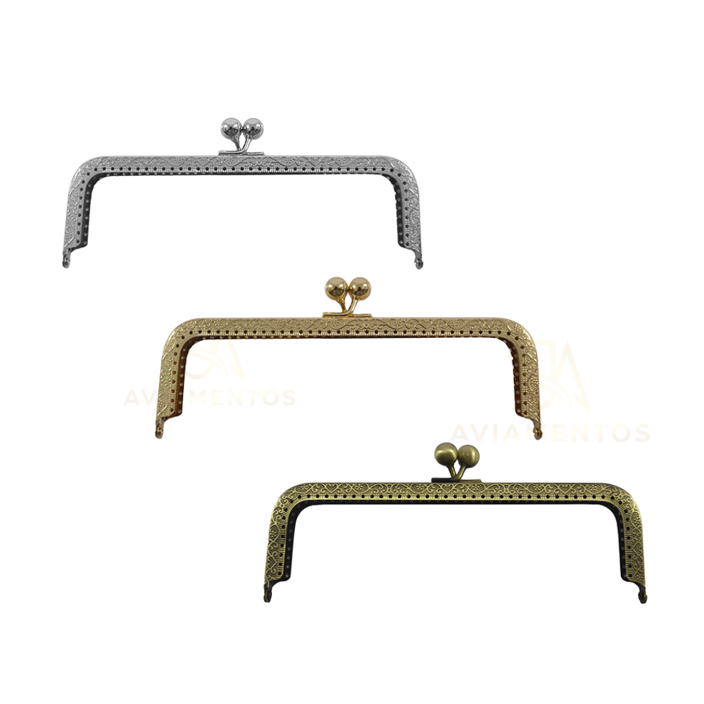 Fecho de Metal vintage capa 20 círculo