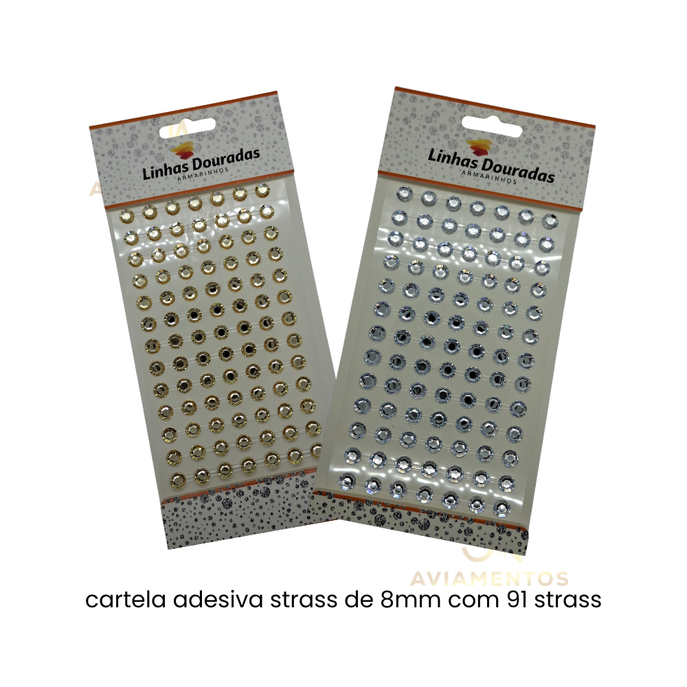 cartela adesiva 8mm capa