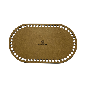 BASE DE MDF OVAL 24X14CM PARA CROCHÊ