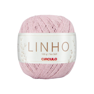 fio linho círculo cor sopro rosé
