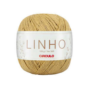 fio linho círculo cor golden