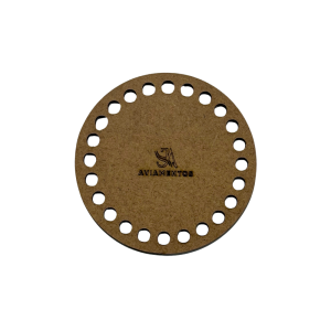 BASE DE MDF REDONDA 10CM PARA CROCHÊ