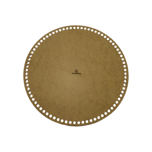 BASE DE MDF REDONDA 35CM PARA CROCHÊ