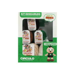 Kit Amigurumi Turma da Mônica Círculo Cebolinha
