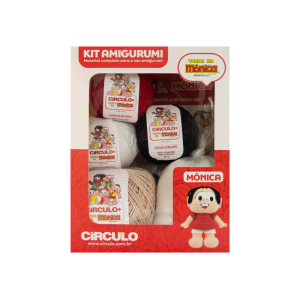 Kit Amigurumi Turma da Mônica Círculo Mônica