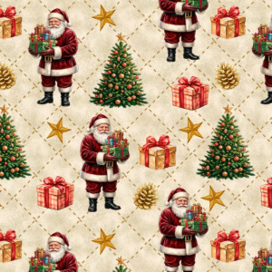tecido estampa natal círculo estampa 3075