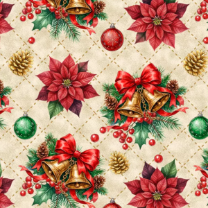 tecido estampa natal círculo estampa 3076