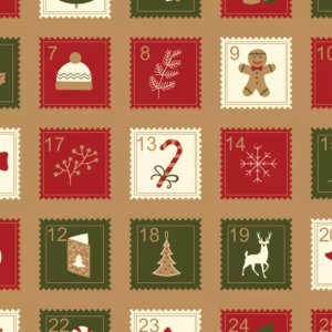 tecido estampa natal círculo estampa 3084