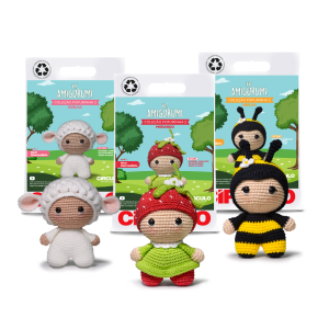 kit amigurumi fofurinhas 2 círculo