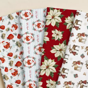 tecidos estampa natal círculo