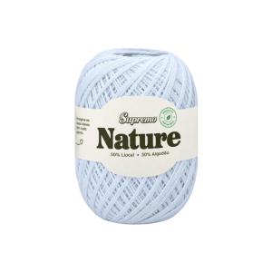 fio nature supremo cor branco, fio de liocel e algodão