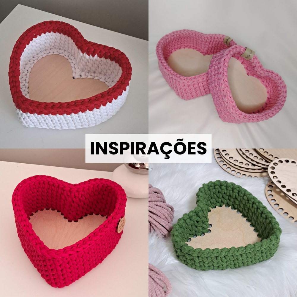 base coração mdf inspirações