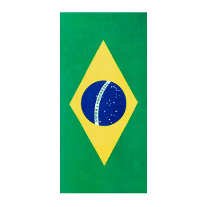 toalha de banho bandeira do Brasil